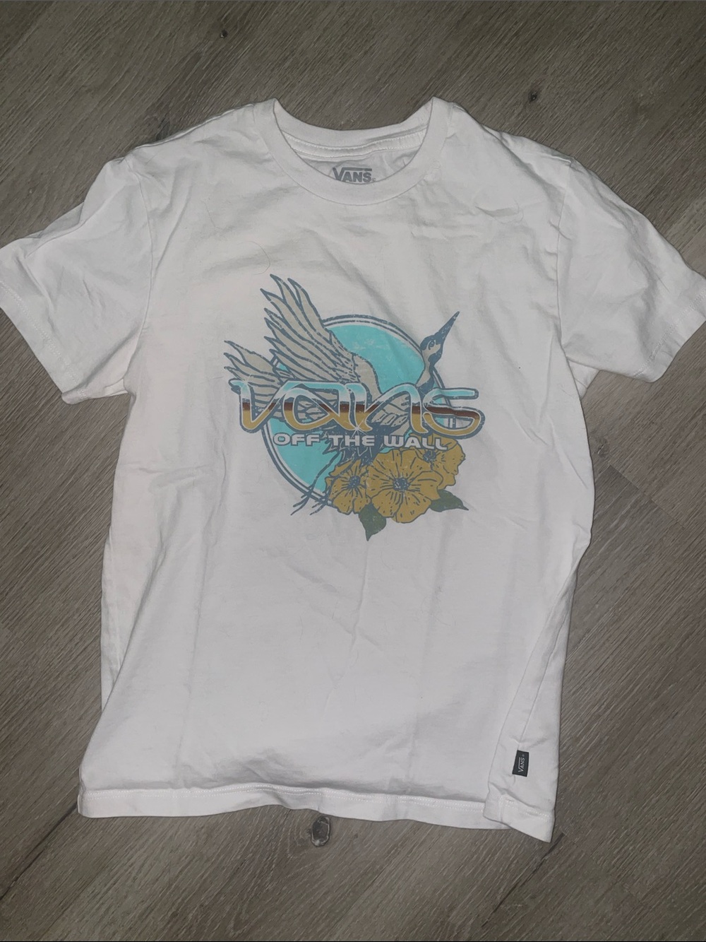 Vans Off the Wall World Tour White Tee